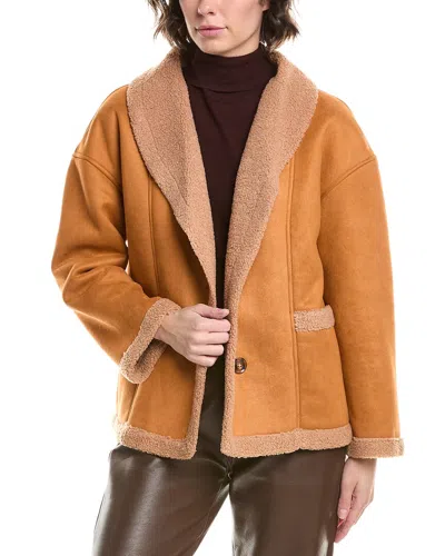 Pascale La Mode Fleece Jacket In Brown