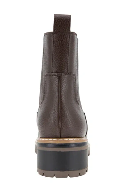 Kensie Womens Koda Flat Heel Chelsea Boots In Brown