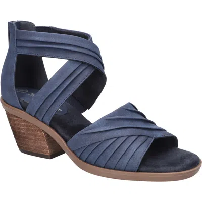 Bella Vita Womens Zipper Gladiator Sandals In Blue