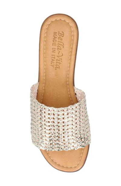 Bella Vita Women's Italy Eni-italy Block Heel Sandals In Neutral