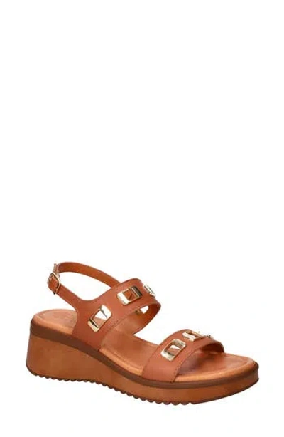Bella Vita Women's Vic-italy Wedge Sandals In Brown