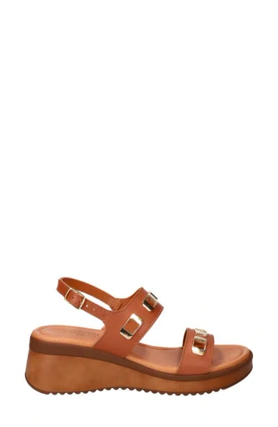 Bella Vita Women's Vic-italy Wedge Sandals In Brown