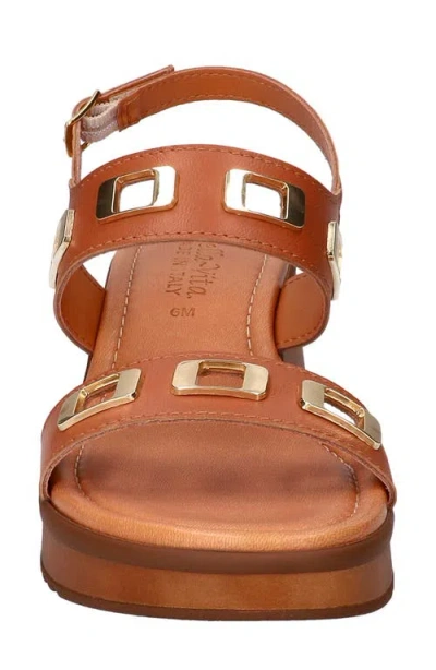 Bella Vita Women's Vic-italy Wedge Sandals In Brown