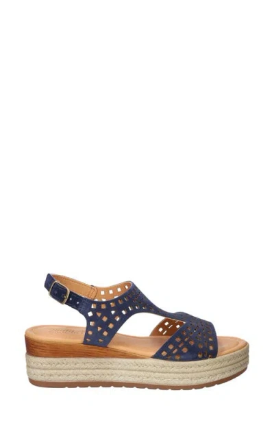 Bella Vita Women's Ann-italy Wedge Sandals In Blue