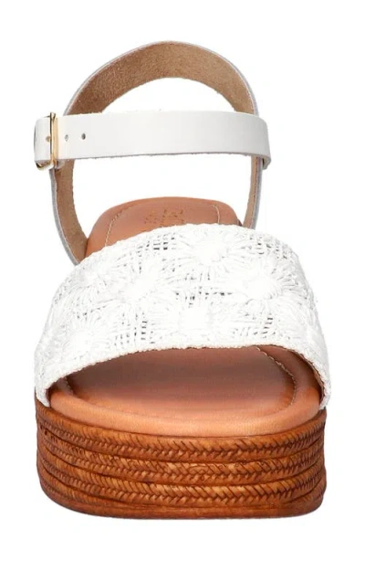 Bella Vita Women's Kea-italy Wedge Sandals In White
