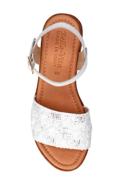 Bella Vita Women's Kea-italy Wedge Sandals In White