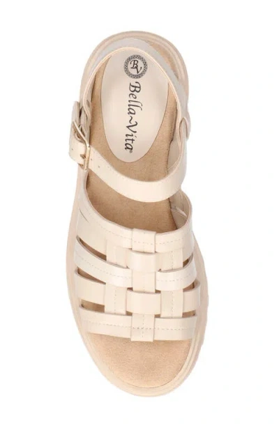 Bella Vita Women's Loni Lug Sole Fisherman Sandals In Neutral