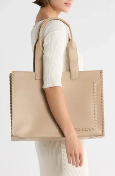 Bcbg Whipstitch Tote In Brown