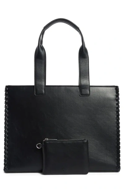 Bcbg Whipstitch Tote In Black