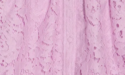 Area Stars Jordan Lace Shirtdress In Purple