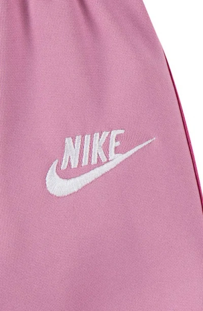 Nike Kids' Logo Tape Jacket & Joggers Set In Pink