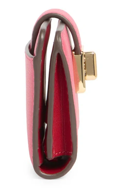 Kate Spade New York Phoebe Refined Leather Card Case In Pink