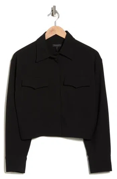 Rag & Bone Nellie Wool-blend Jacket In Black