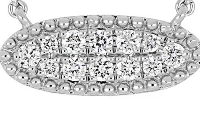 Bony Levy Mika Diamond Pendant Necklace In Metallic