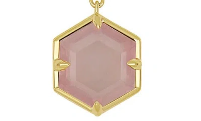 Bony Levy 14k Gold Color Amethyst Pendant Necklace In Gold