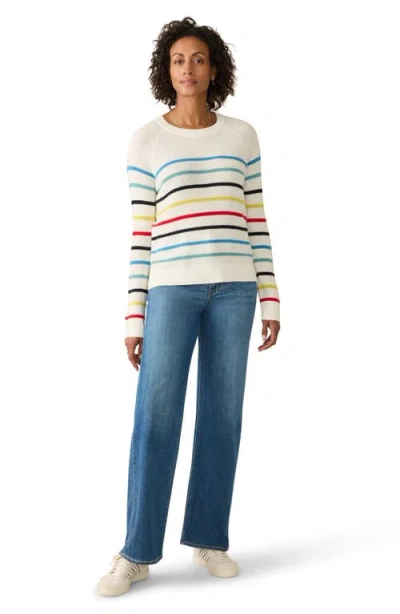 Faherty Throwback Crew Sweater In Multi