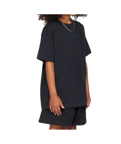 Essentials Logo-patch T-shirt In Black