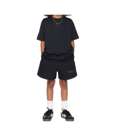 Essentials Logo-patch T-shirt In Black