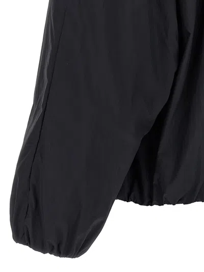 The Row Oyu Zip-front Bomber Jacket In Black