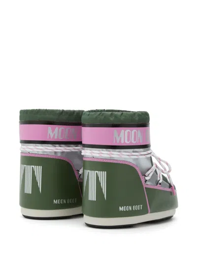 Moon Boot Icon Low Space Racing Boots In Green