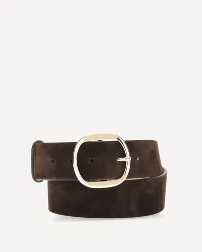 Gabriela Hearst Brown Leather Regular Belt In Brown