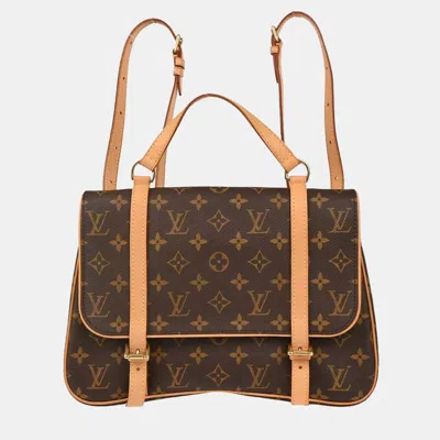 Pre-owned Louis Vuitton Monogram Marelle Sac A Dos 3way Backpack In Brown