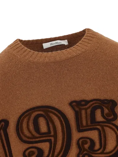Max Mara Sweater In Brown