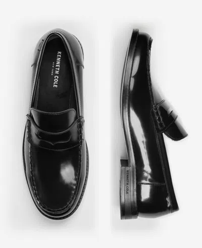 Kenneth Cole Paco Penny Loafer In Black