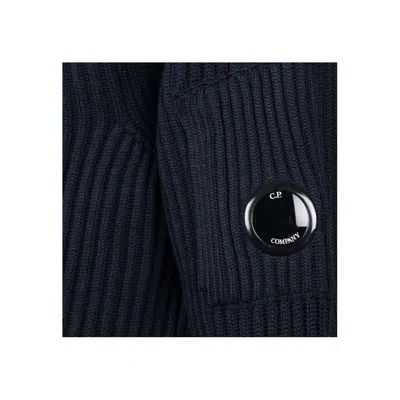 C.p. Company Black Wool Sweater In Black
