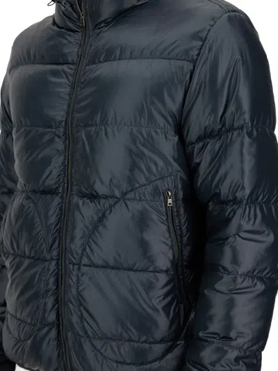 Herno Ultralight Blue Nylon Jacket With Quilted Design In Blue