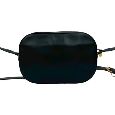 Pre-owned Cartier Navy Leather Pochette Shoulder Bag ()