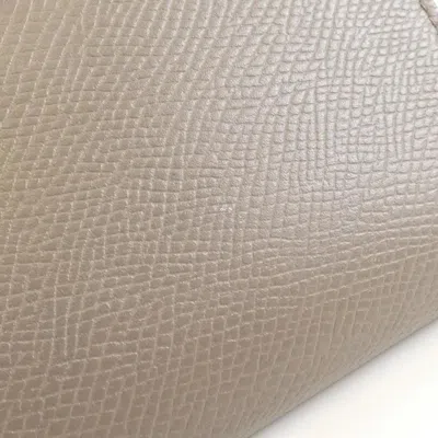 Pre-owned Celine Beige Leather Wallet (bi-fold) () In Sand