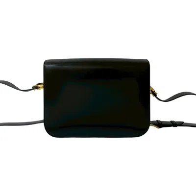 Pre-owned Celine Black Leather Pochette Shoulder Bag ()