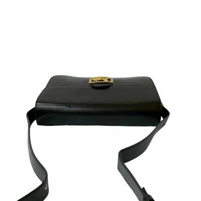 Pre-owned Celine Black Leather Pochette Shoulder Bag ()
