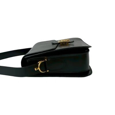 Pre-owned Celine Black Leather Pochette Shoulder Bag ()