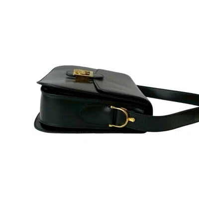 Pre-owned Celine Black Leather Pochette Shoulder Bag ()