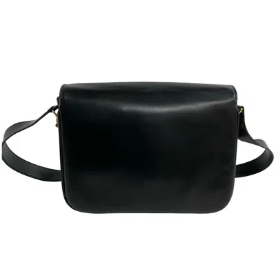 Pre-owned Celine Black Leather Pochette Shoulder Bag ()