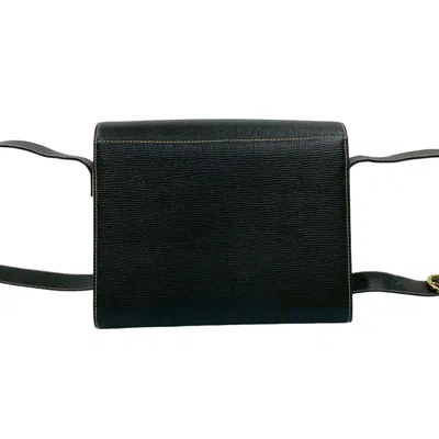 Pre-owned Celine Black Leather Pochette Shoulder Bag ()