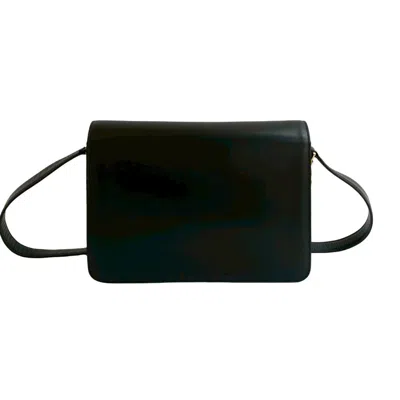 Pre-owned Celine Black Leather Pochette Shoulder Bag ()