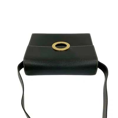 Pre-owned Celine Black Leather Pochette Shoulder Bag ()