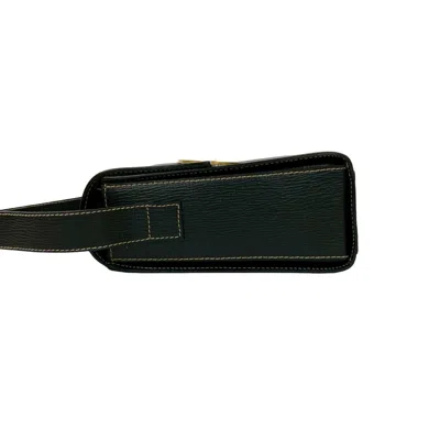 Pre-owned Celine Black Leather Pochette Shoulder Bag ()