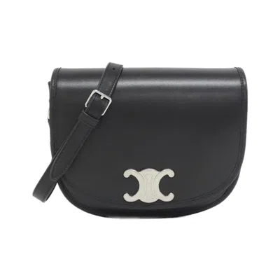 Pre-owned Celine Black Leather Shoulder Bag ()