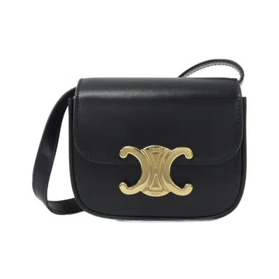 Pre-owned Celine Black Leather Shoulder Bag ()