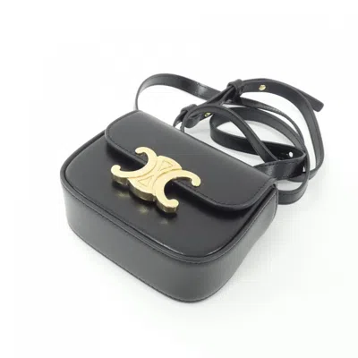 Pre-owned Celine Black Leather Shoulder Bag ()