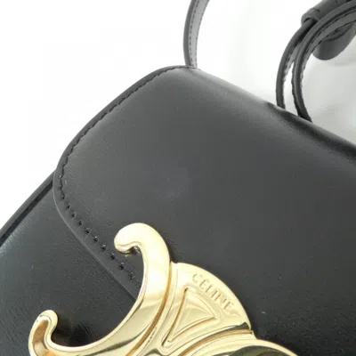 Pre-owned Celine Black Leather Shoulder Bag ()