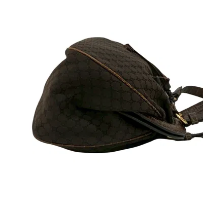 Pre-owned Celine Brown Canvas Leather Tote Bag ()