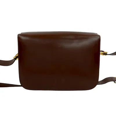 Pre-owned Celine Brown Leather Pochette Shoulder Bag ()