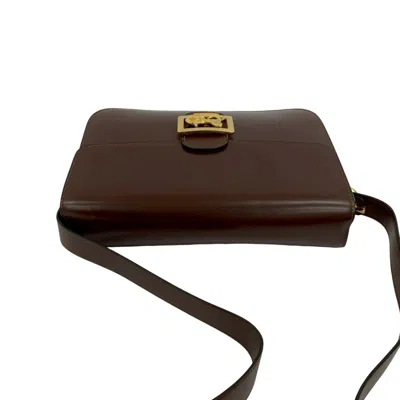 Pre-owned Celine Brown Leather Pochette Shoulder Bag ()