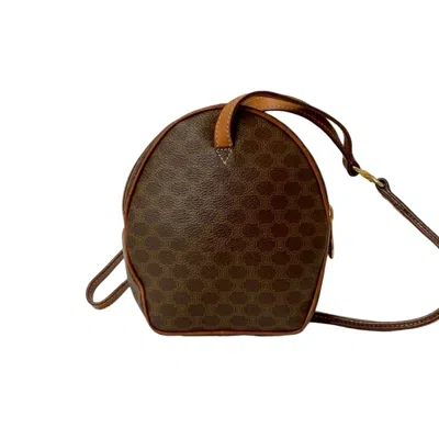 Pre-owned Celine Brown Leather Pvc Pochette Shoulder Bag ()