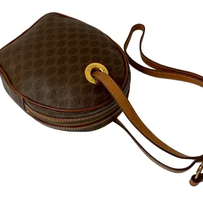 Pre-owned Celine Brown Leather Pvc Pochette Shoulder Bag ()